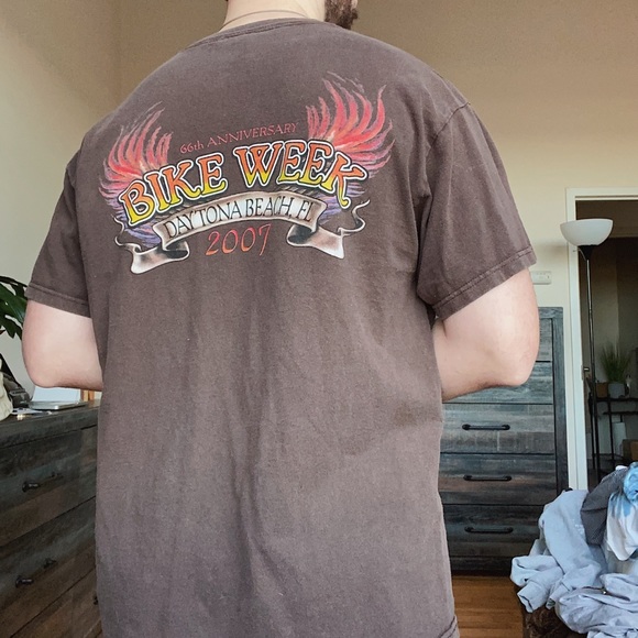‘07 Daytona Beach Bike Week Shirt Men’s Large - Picture 2 of 5